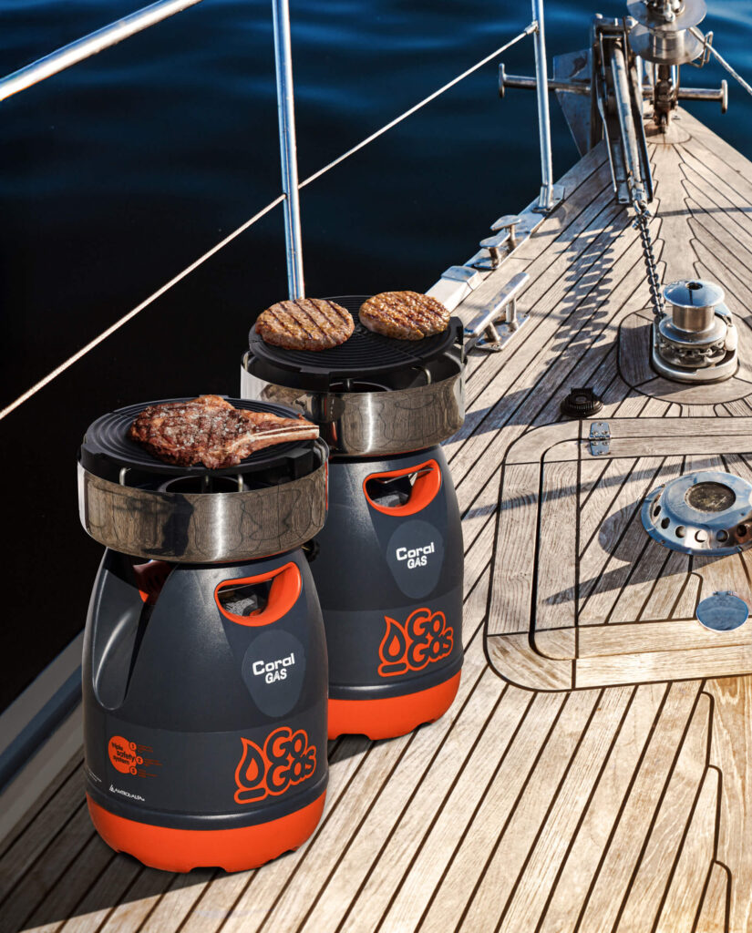 coral gas barbecue yacht
